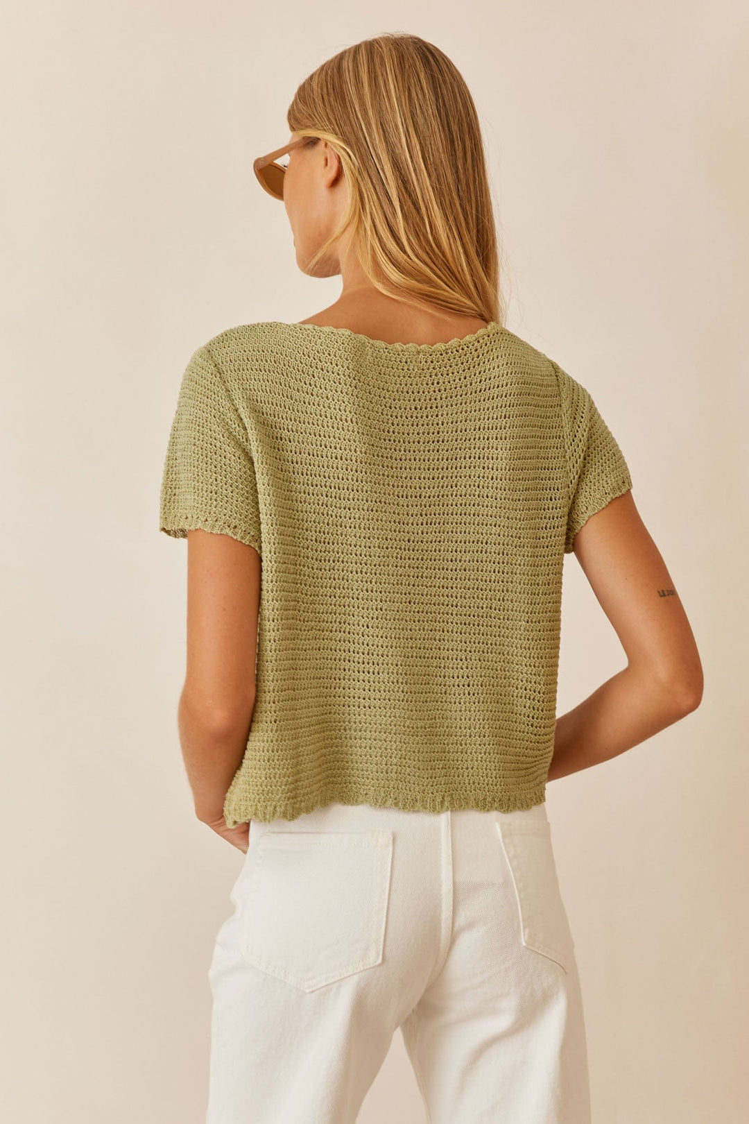 מכופתרת ברנדי בד קרושה | ירוק