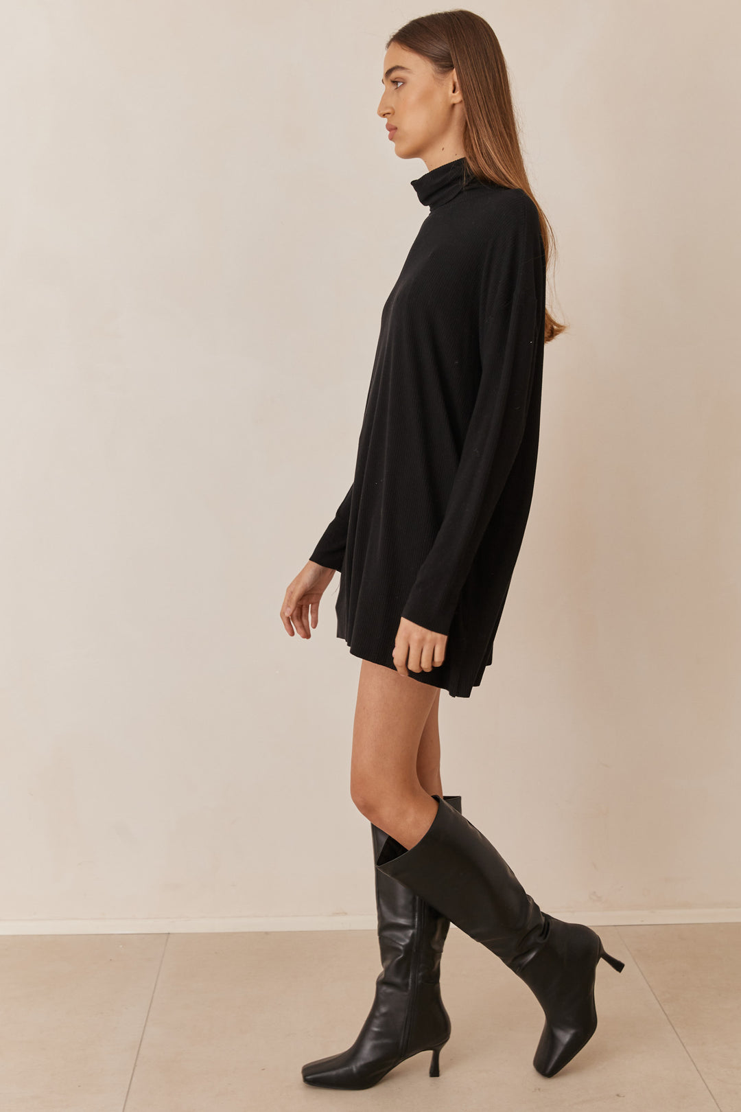 טוניקת גולף סטפני | שחור