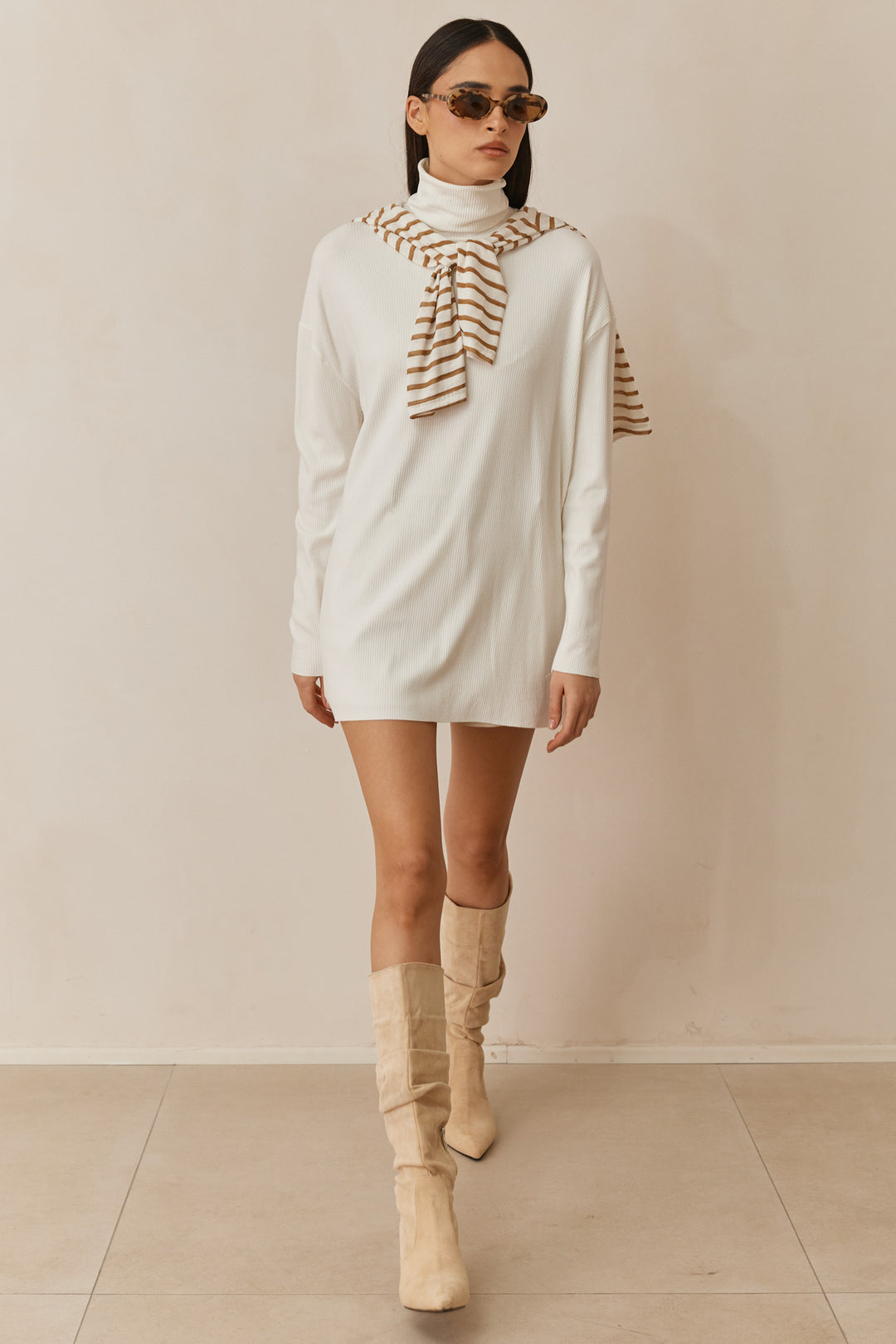 טוניקת גולף סטפני | לבן