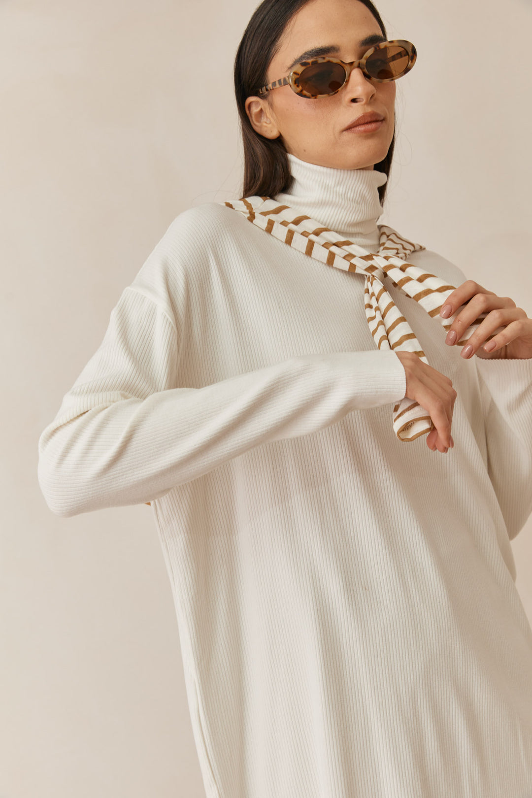 טוניקת גולף סטפני | לבן