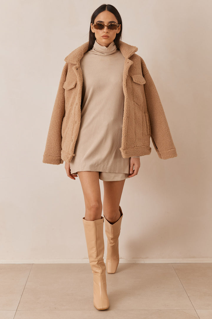 טוניקת גולף סטפני | בז׳