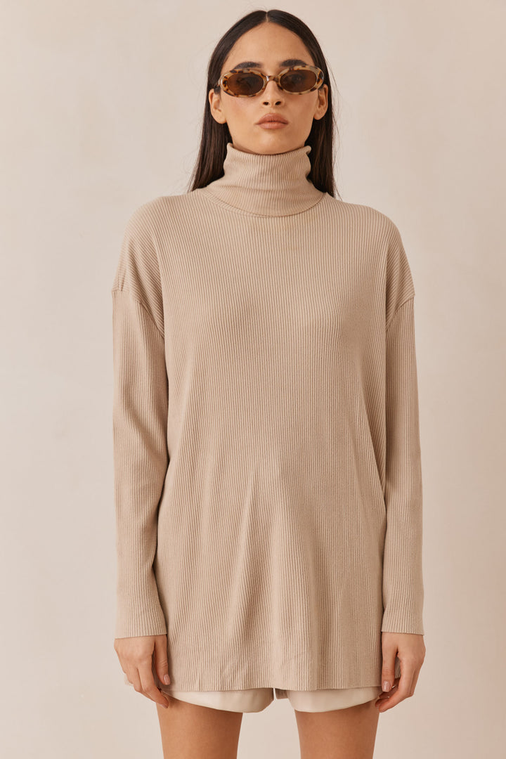 טוניקת גולף סטפני | בז׳