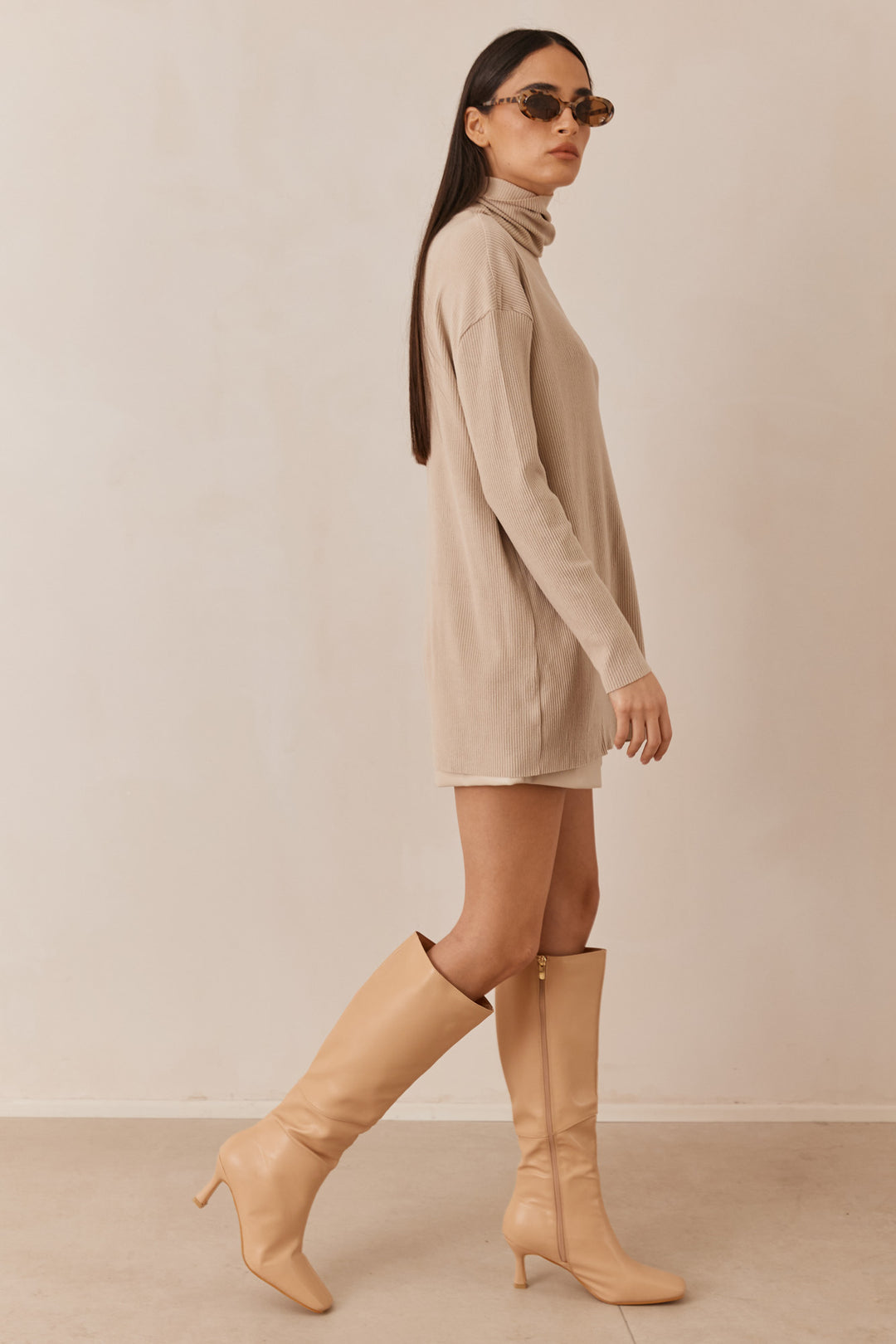 טוניקת גולף סטפני | בז׳