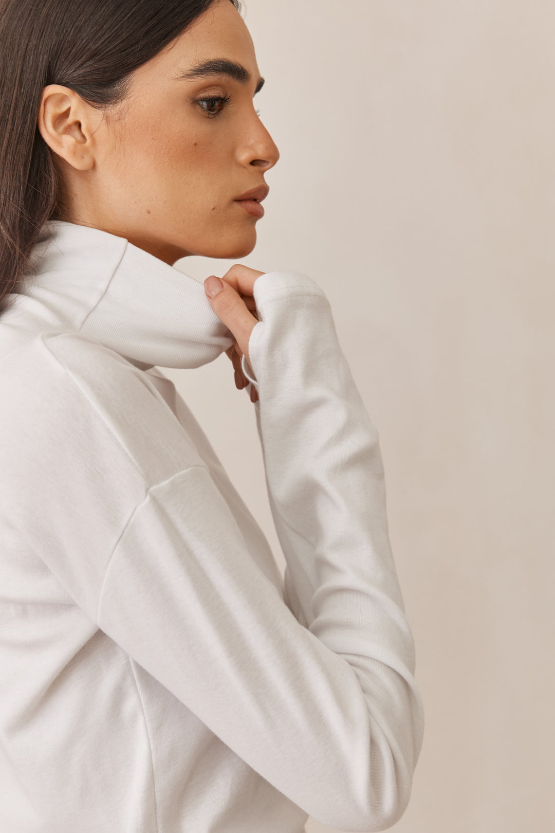חולצת בייסיק גולף הלני שרוול כפפה | לבן
