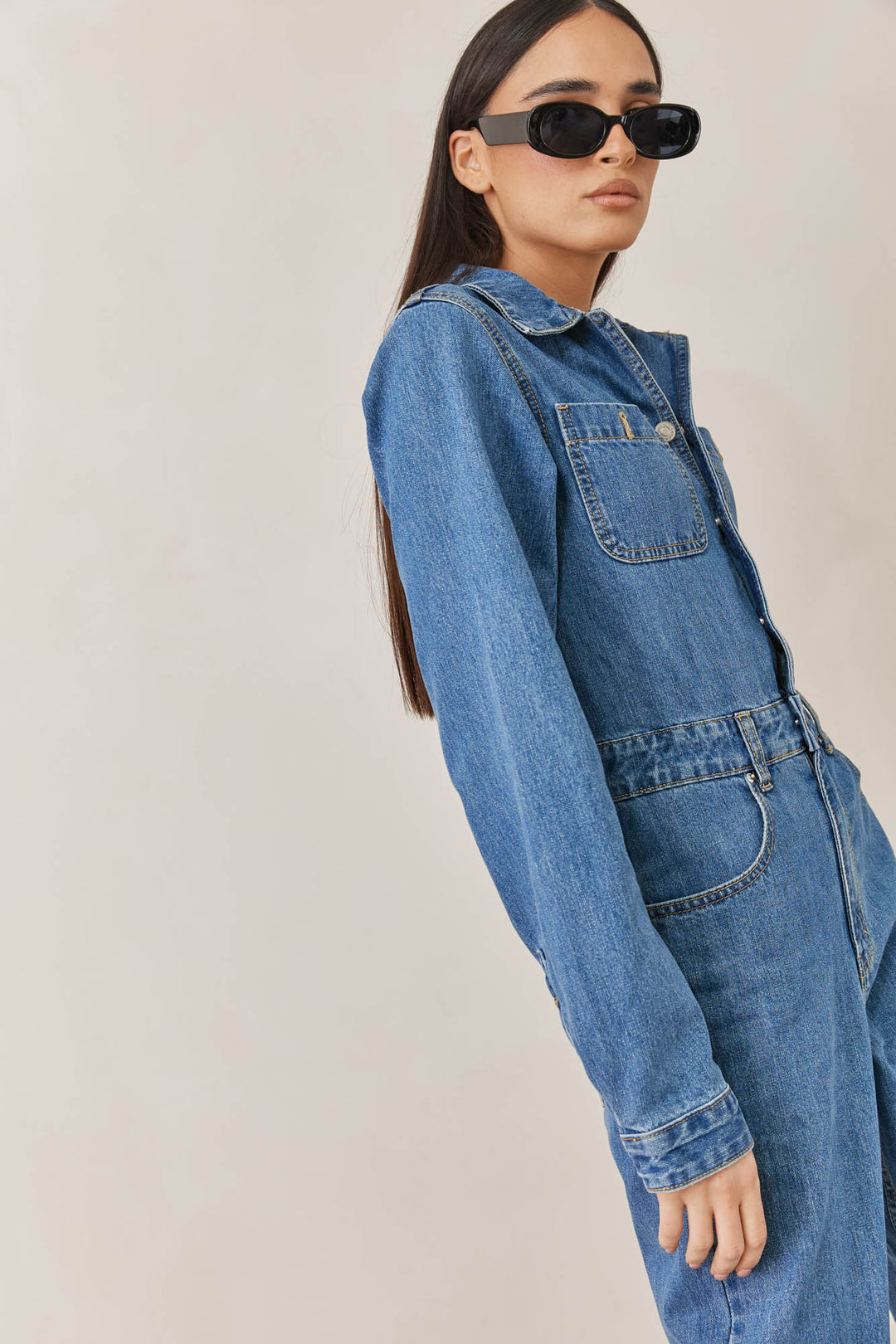 אוברול דנים לילי | ג'ינס