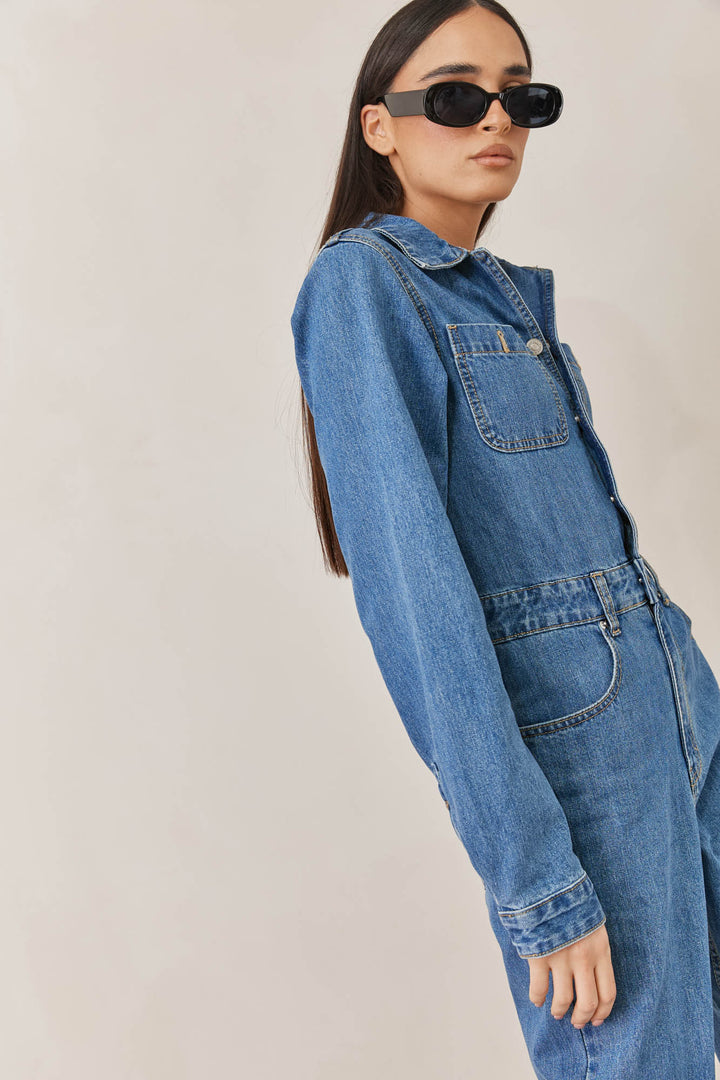 אוברול דנים לילי | ג'ינס