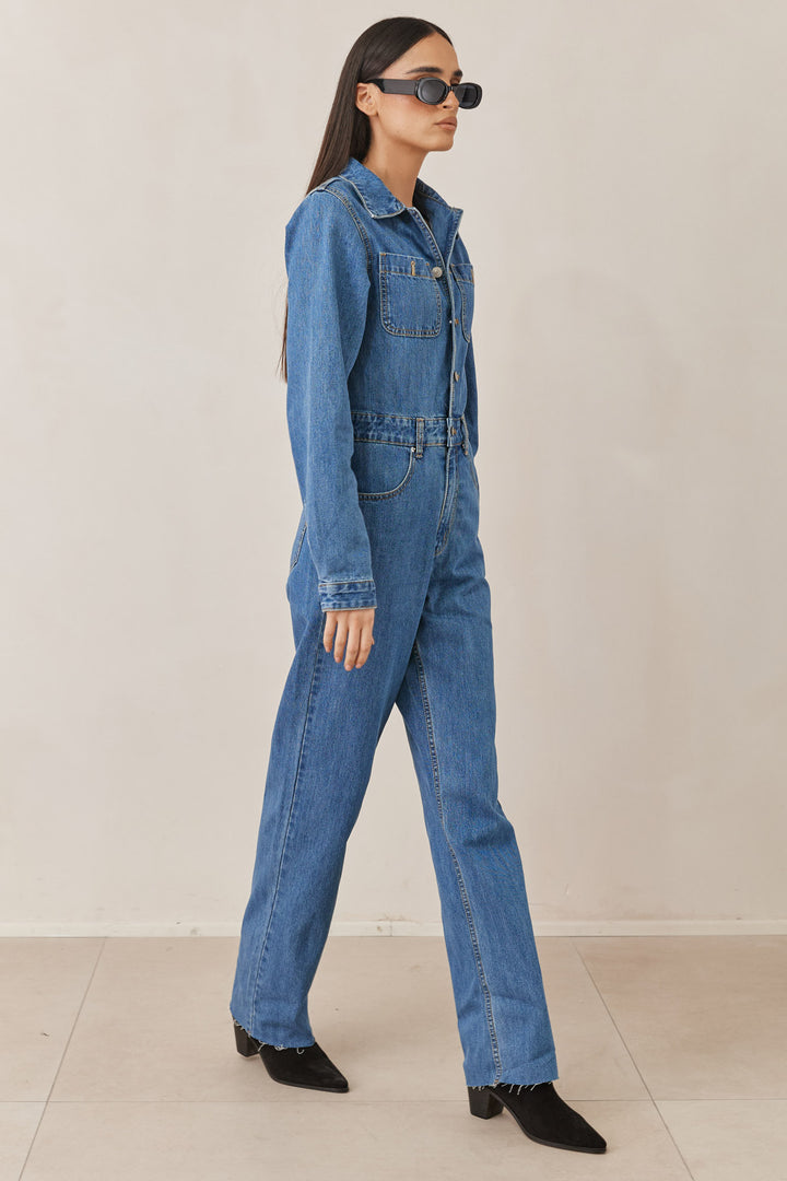 אוברול דנים לילי | ג'ינס