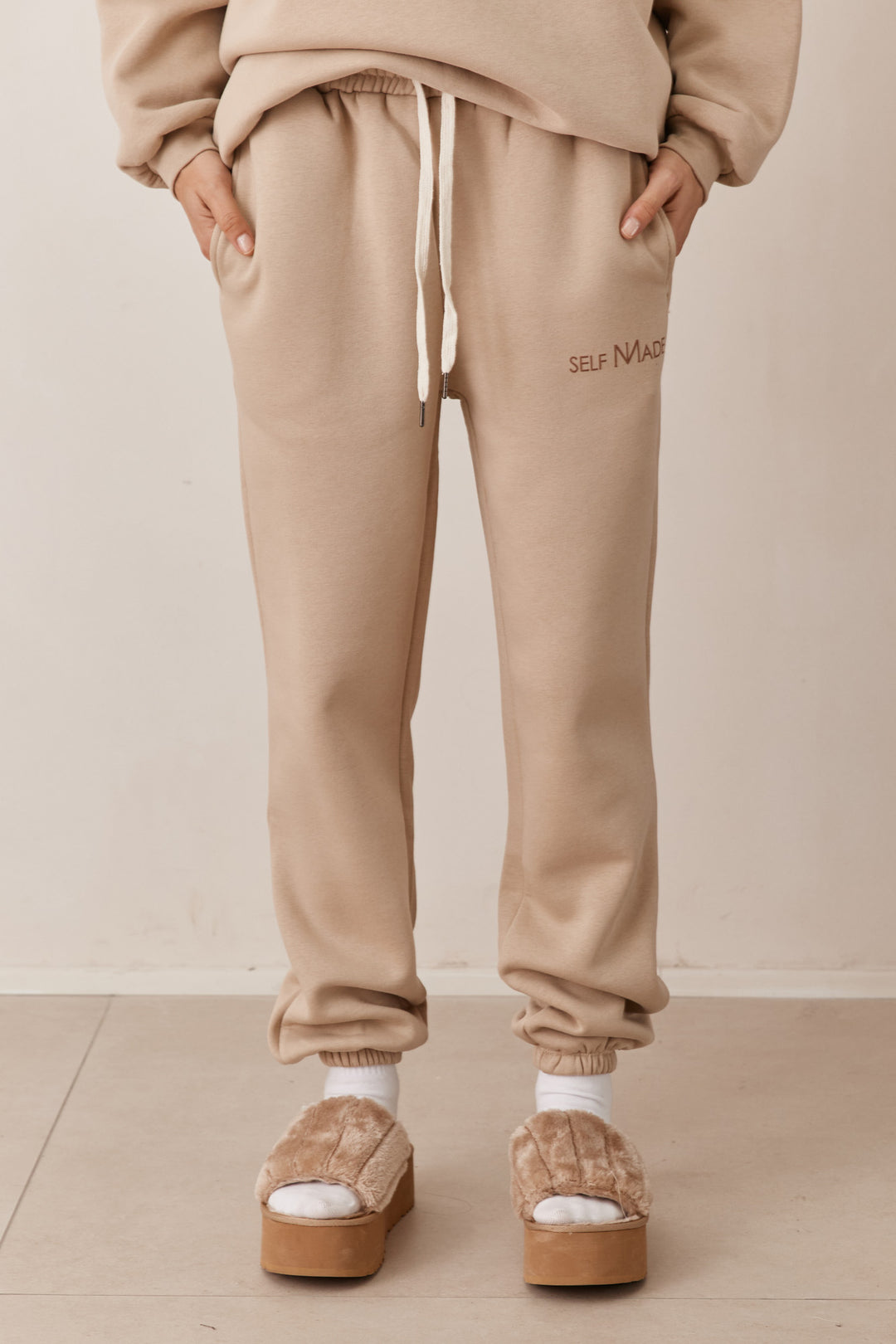 מכנסי פוטר SELF MADE | מוקה