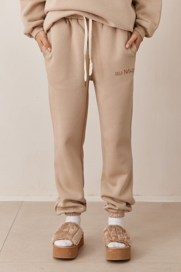 מכנסי פוטר SELF MADE | מוקה
