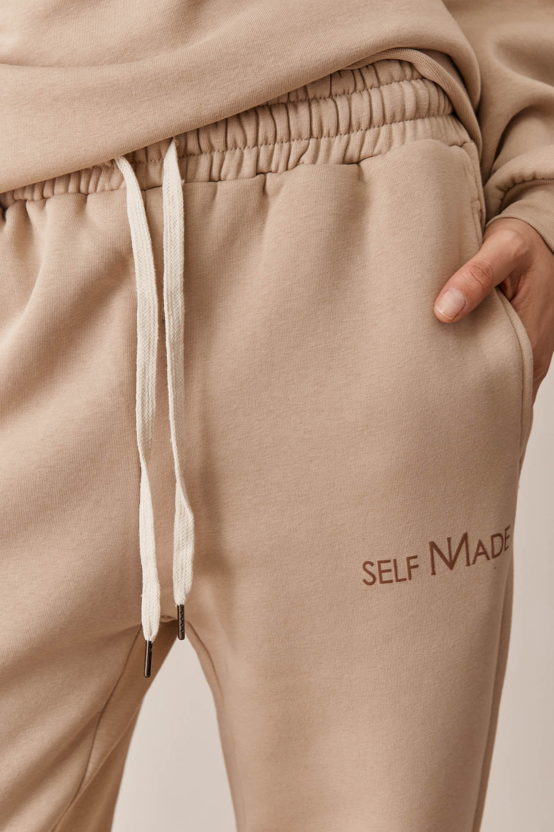 מכנסי פוטר SELF MADE | מוקה