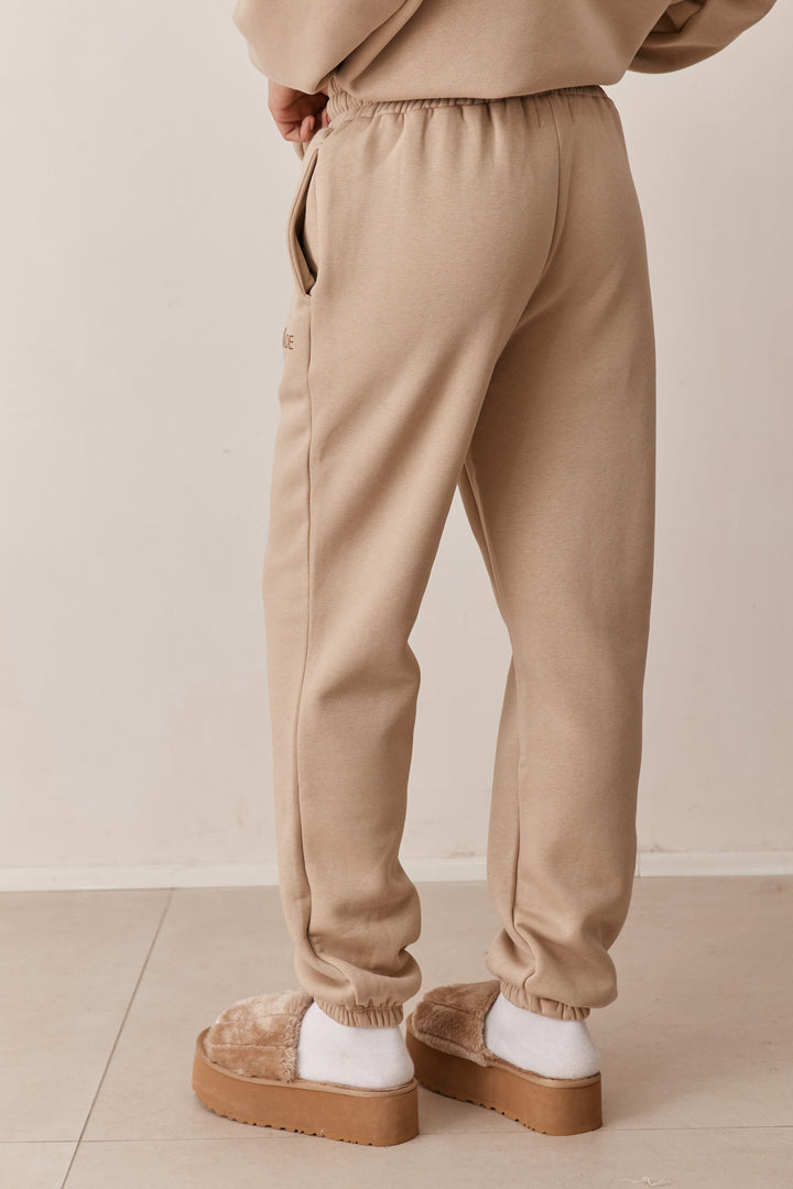 מכנסי פוטר SELF MADE | מוקה