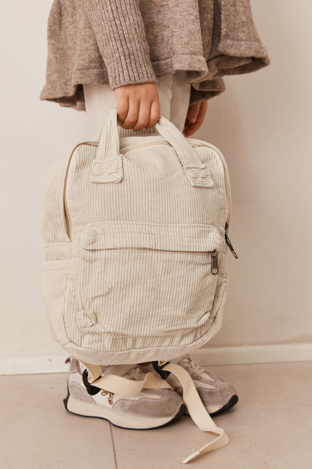 תיק גב קורדרוי | בז'