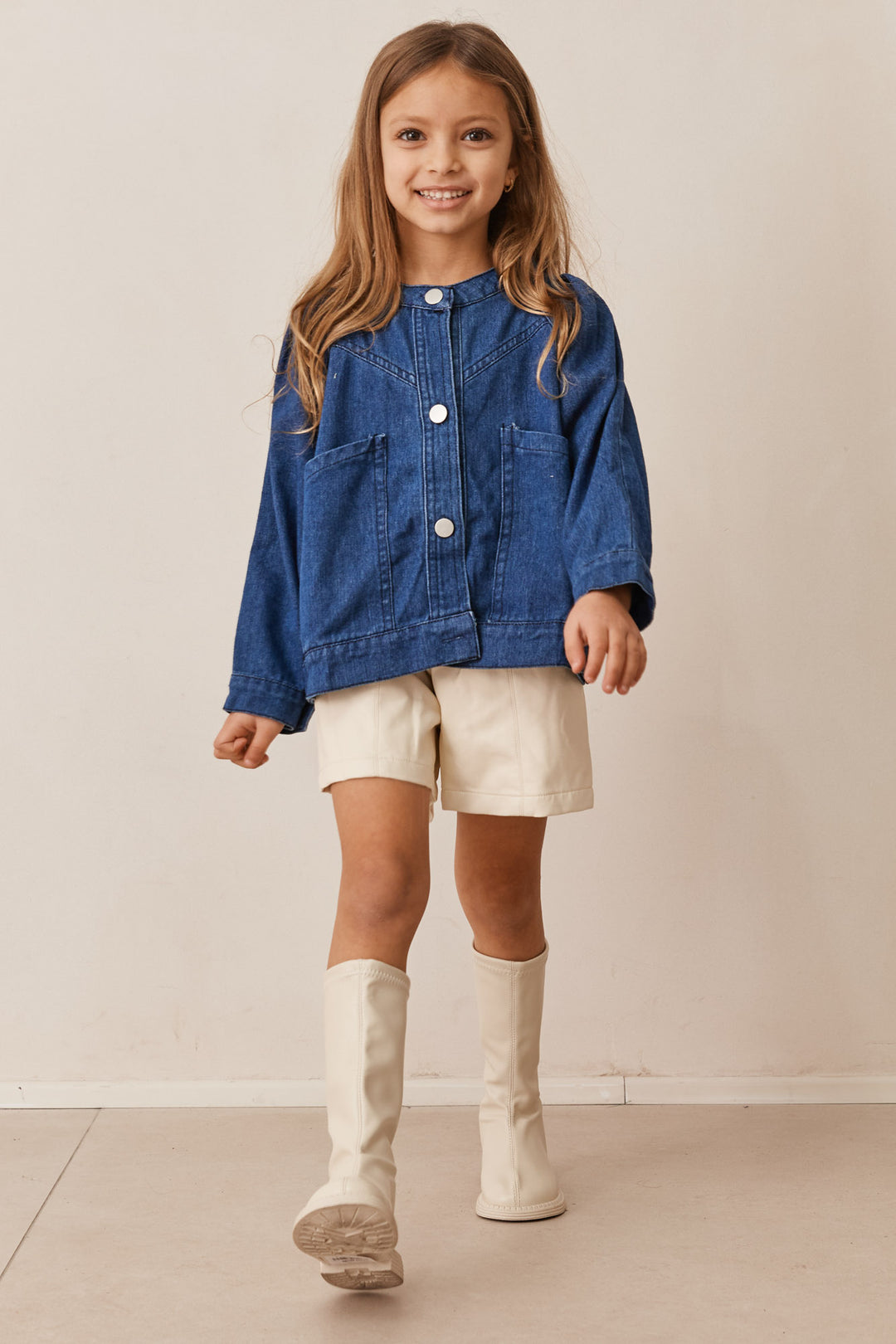 ג'קט דנים בשילוב כפתורים | ג'ינס