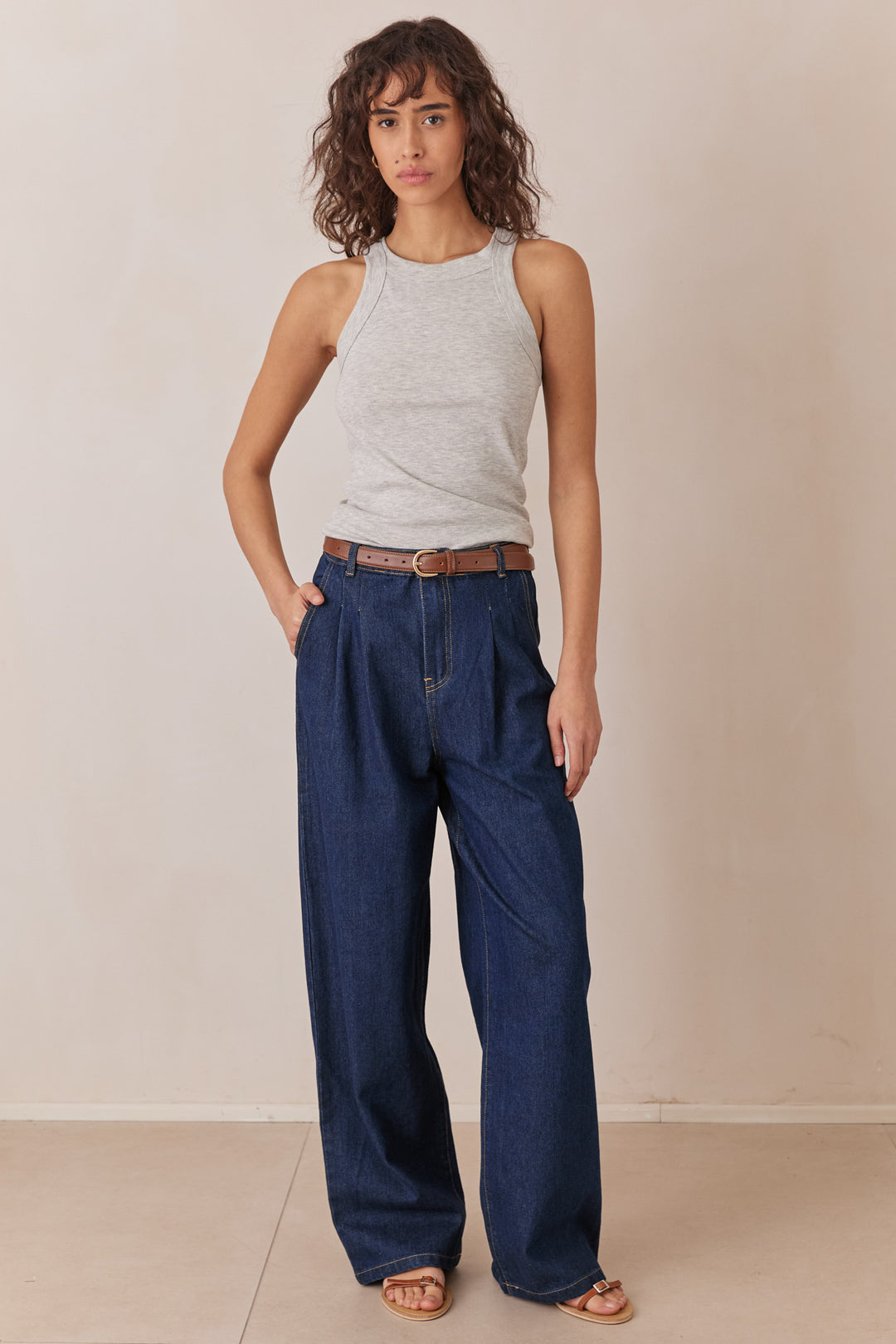 גופיית בייסיק הארלי | אפור בהיר