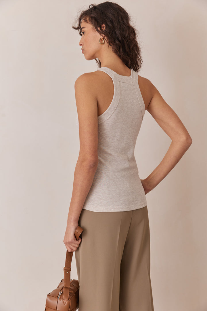 גופיית בייסיק הארלי | בז' מלאנז'