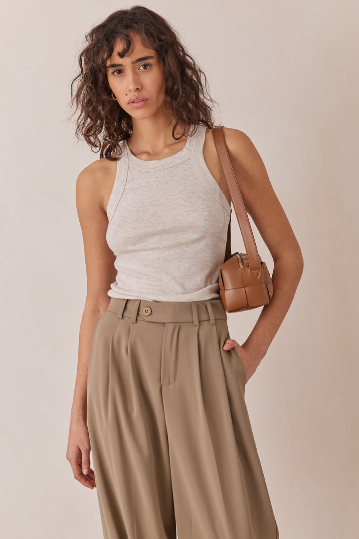 גופיית בייסיק הארלי | בז' מלאנז'