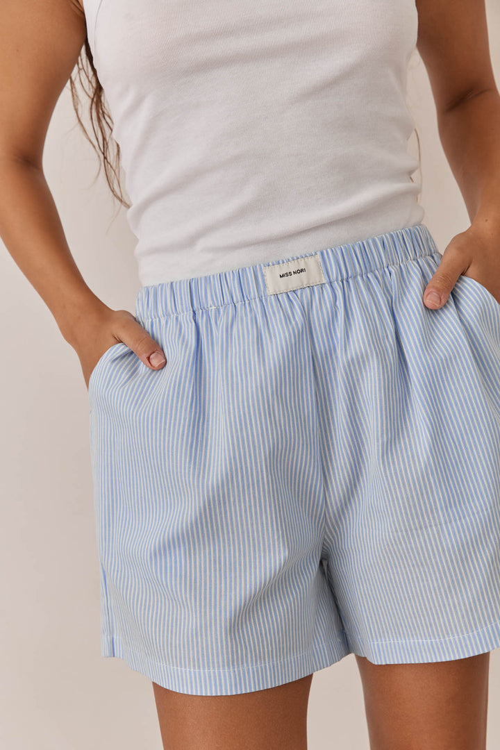 שורטס פלרמו סטרייפס | כחול בהיר