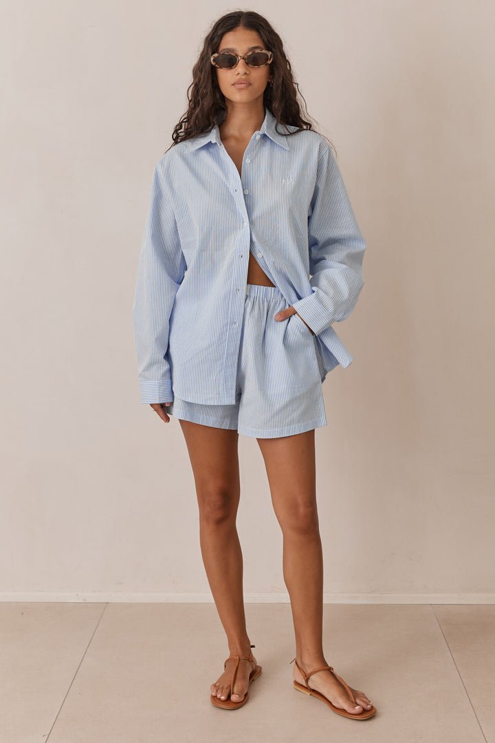 שורטס פלרמו סטרייפס | כחול בהיר