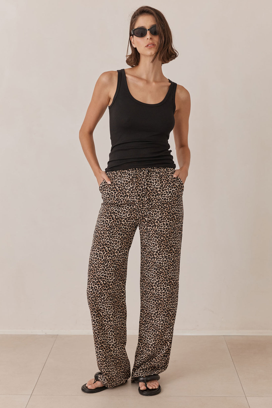 גופיית בייסיק סופי בד ריב דק | שחור