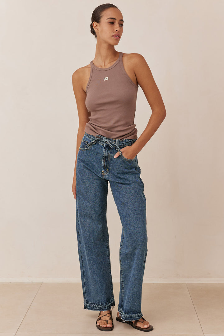 גופיית ריב ניס בשילוב פאץ' | חום