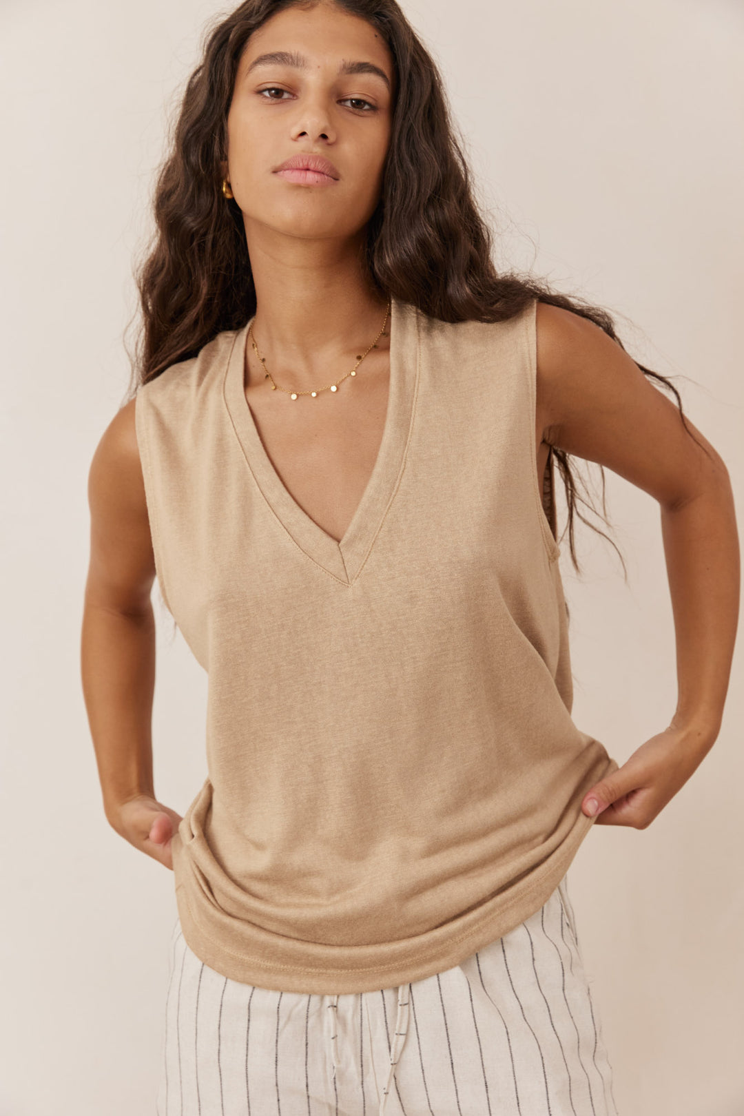 שרשרת תליונים מילאן מוזהבת