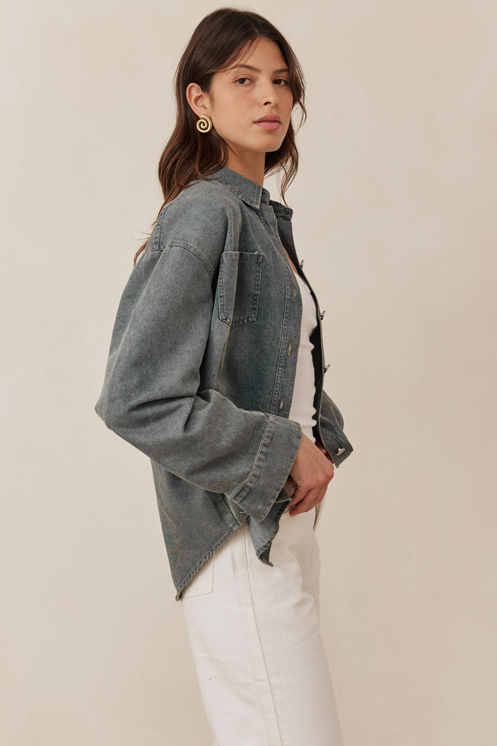 חולצת ג'קט ג'ינס אדוארד | ג'ינס