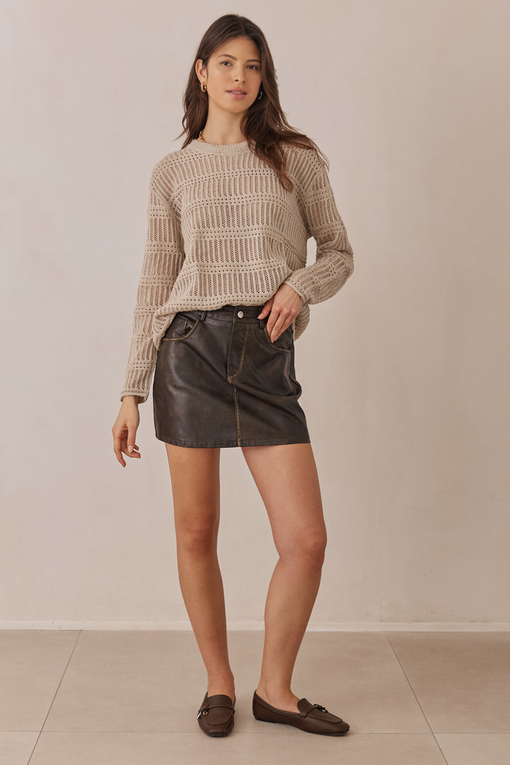 סריג מחורר גרייס | אבן