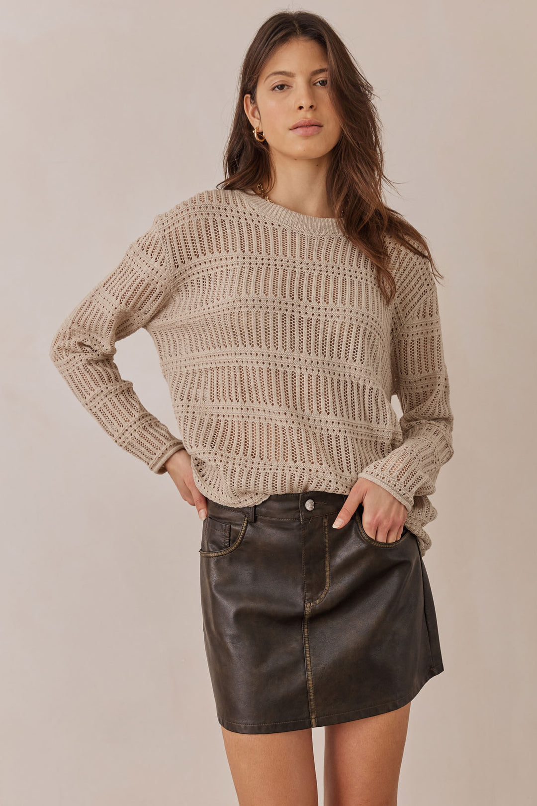 סריג מחורר גרייס | אבן