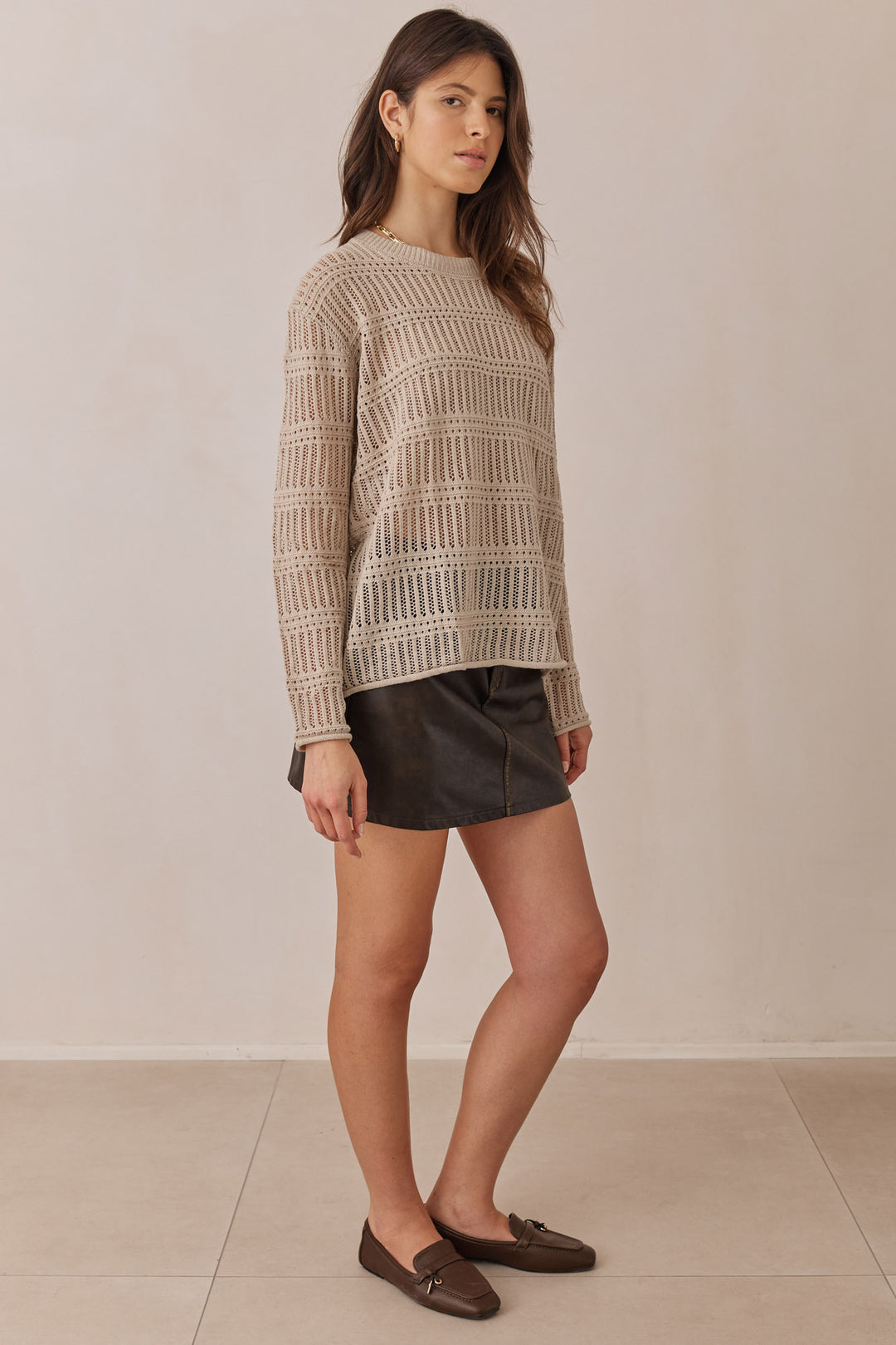 סריג מחורר גרייס | אבן