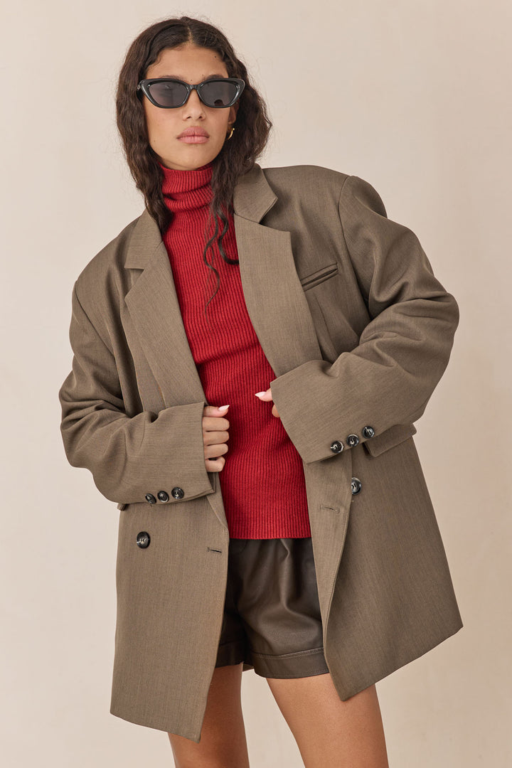 בלייזר קרוז גזרת אוברסייז | חום