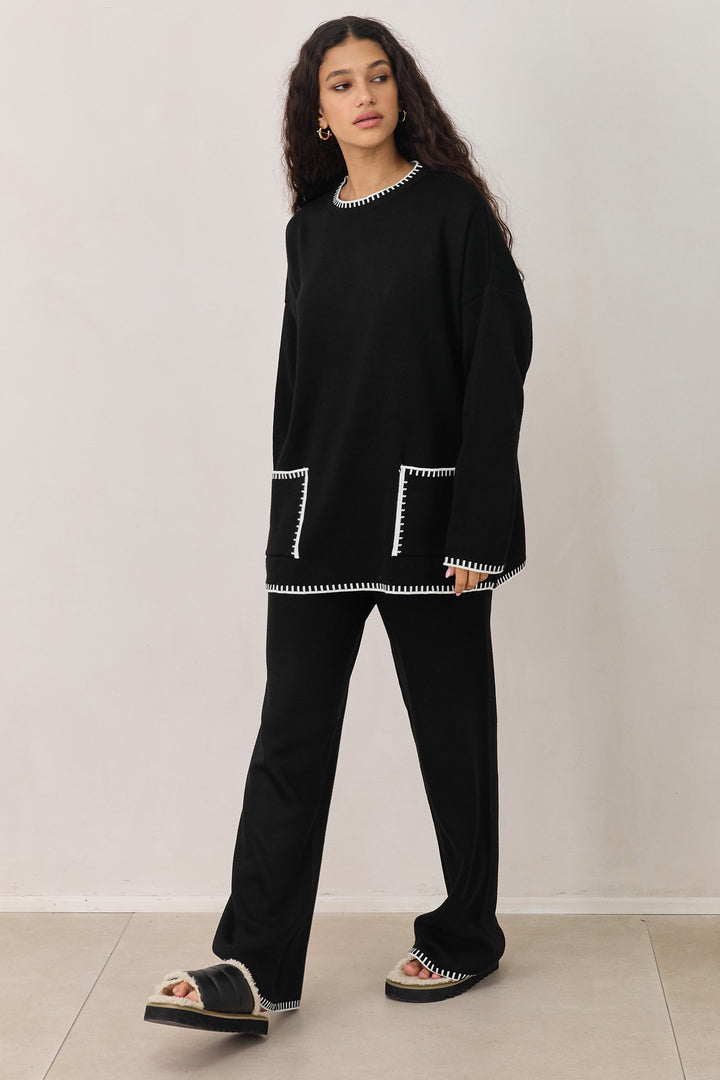 סריג אליוט תיפורים בולטים | שחור