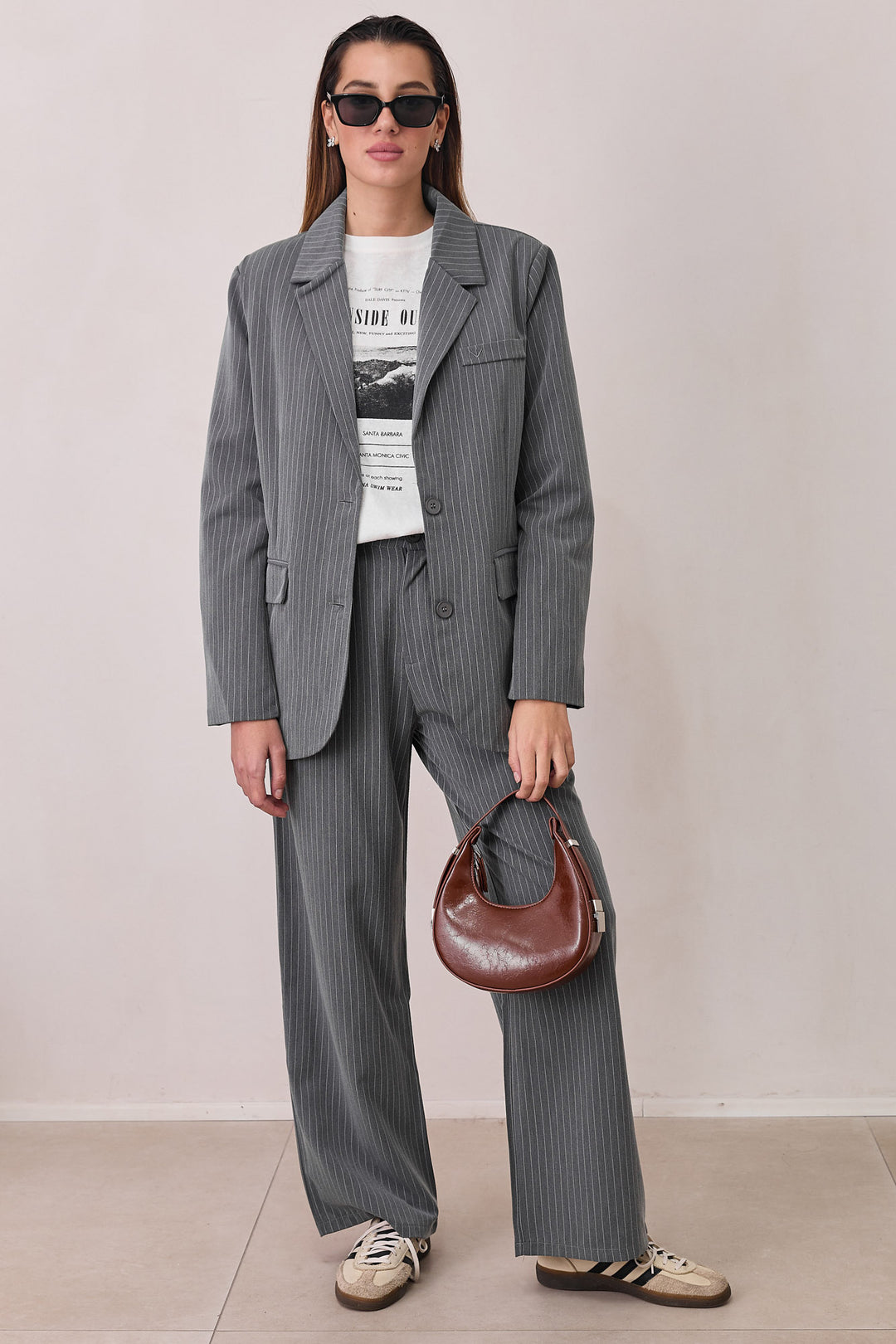 תיק וינה דמוי עור | חום