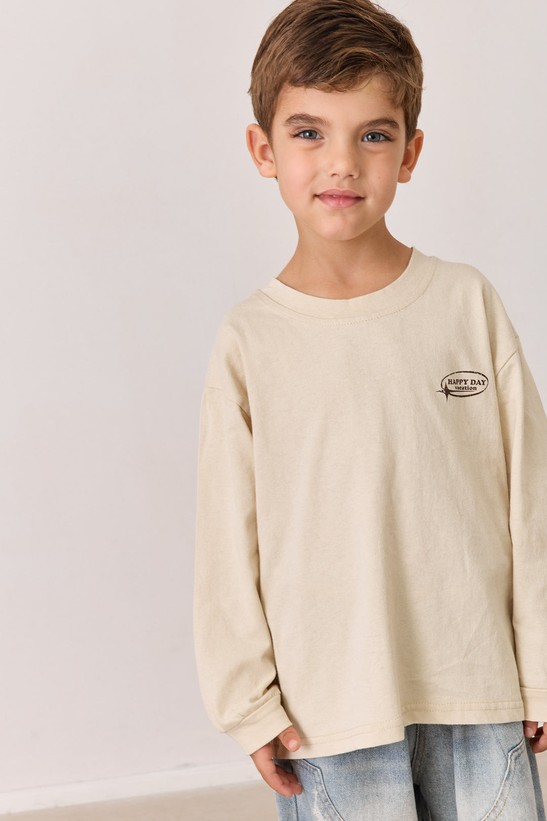 טי שירט HAPPY DAYS  | בז'