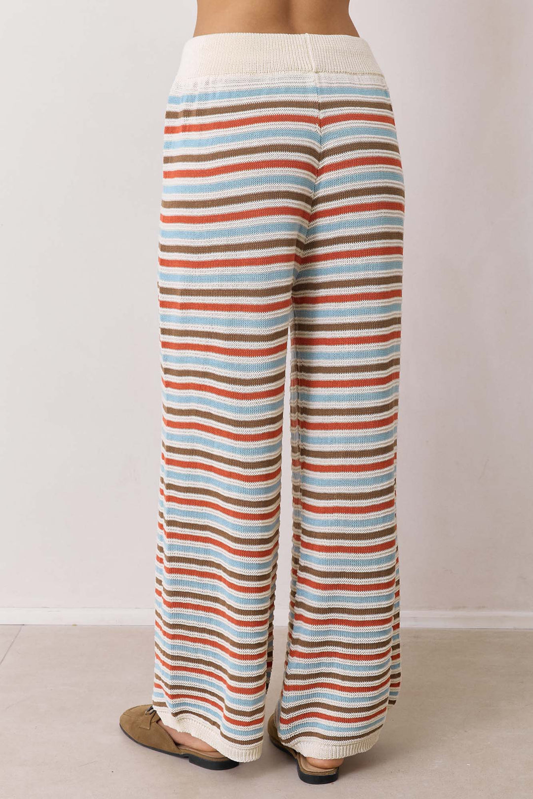 מכנסי סריג סן פרנסיסקו סטרייפס | צבעוני