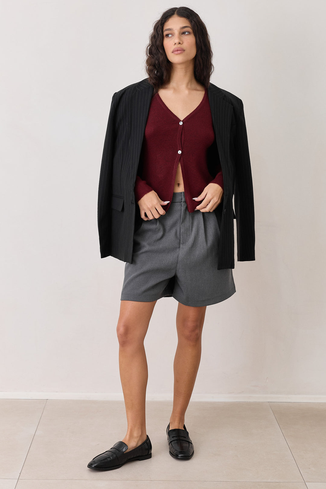 סריג כפתורים מילאן | בורדו