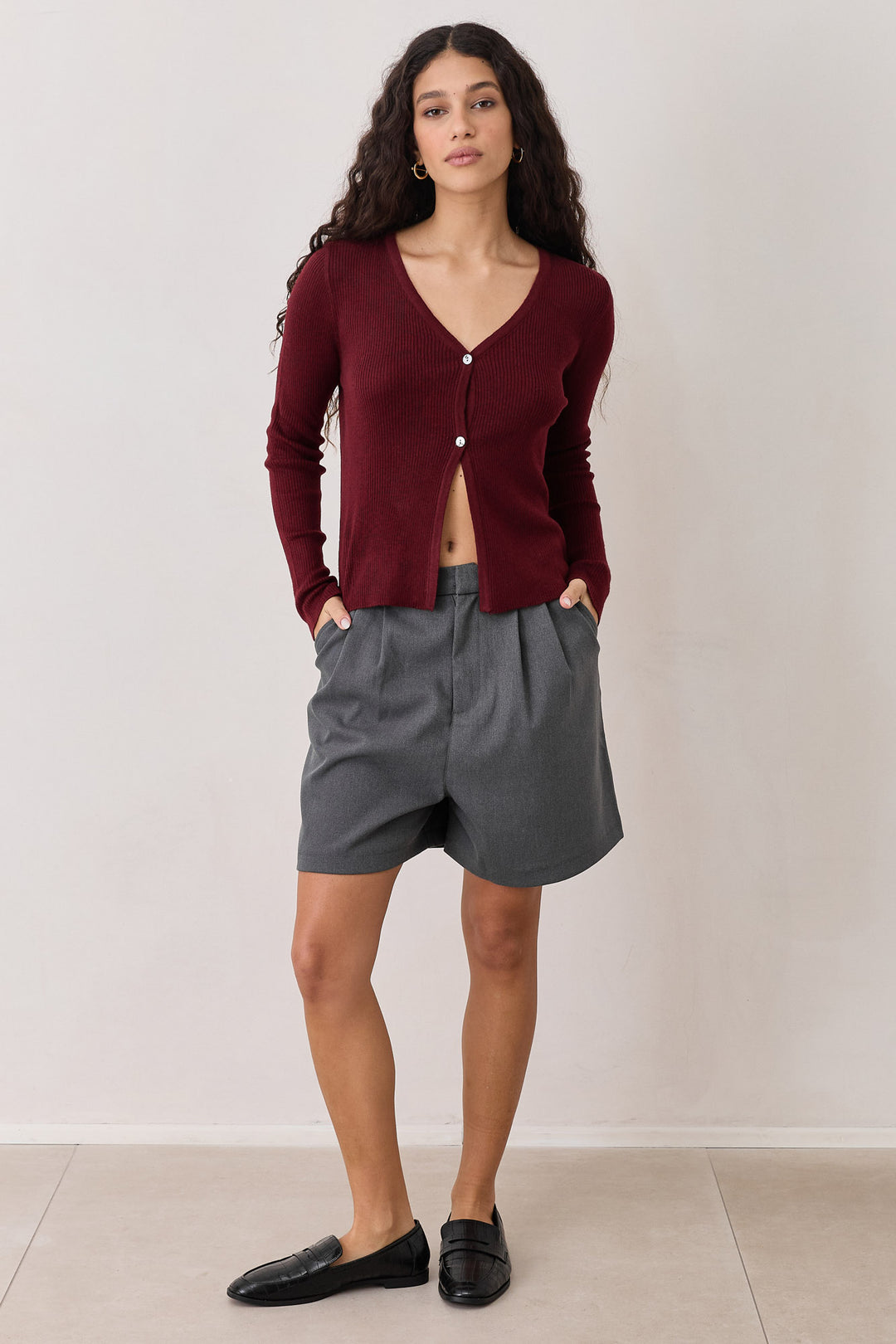 סריג כפתורים מילאן | בורדו