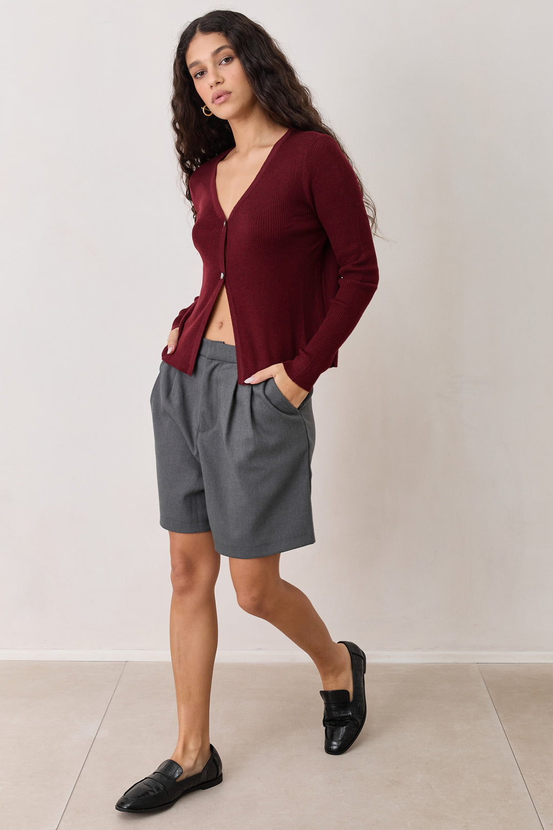 סריג כפתורים מילאן | בורדו