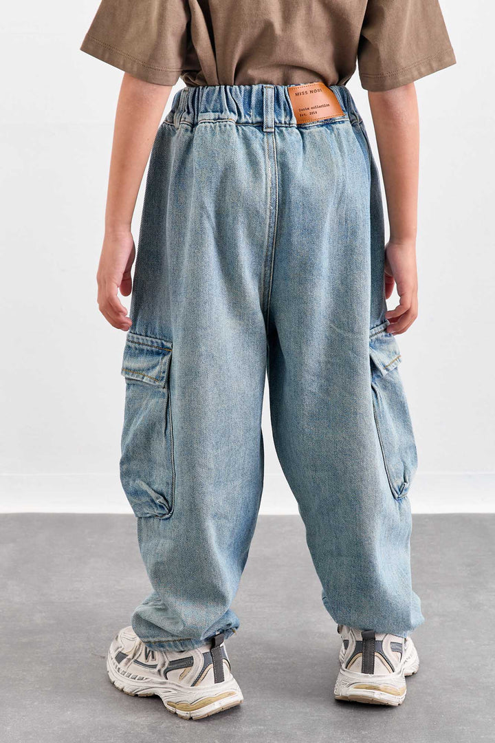 מכנסי דנים דגמ"ח גומי במותן | ג'ינס