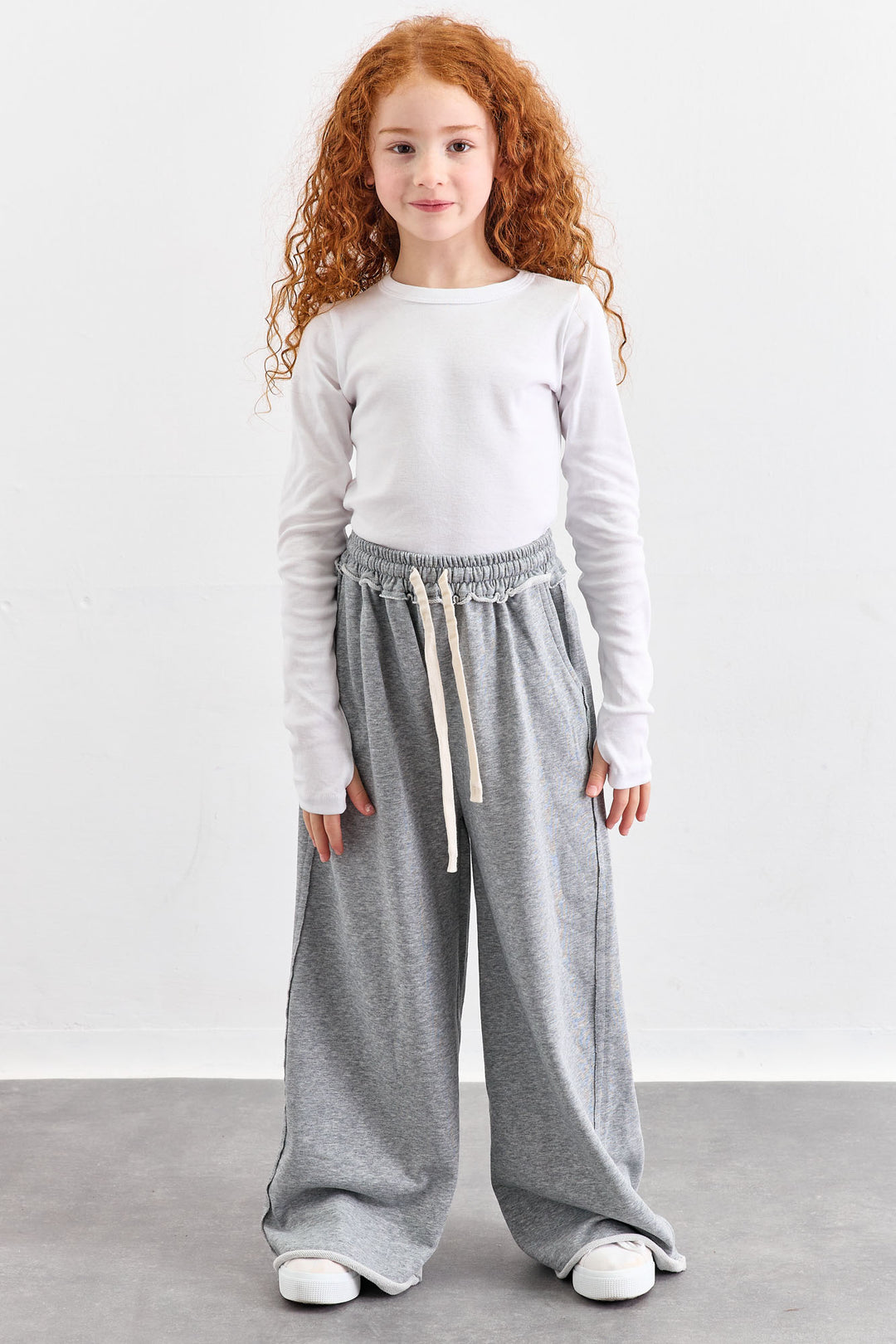 חולצת בייסיק צווארון ניקי ושרוול כפפה | לבן