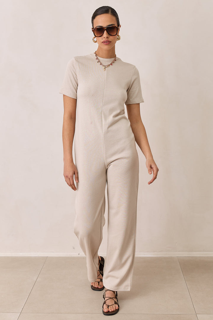 אוברול פרנץ' טרי שריל מחשוף גב | אבן