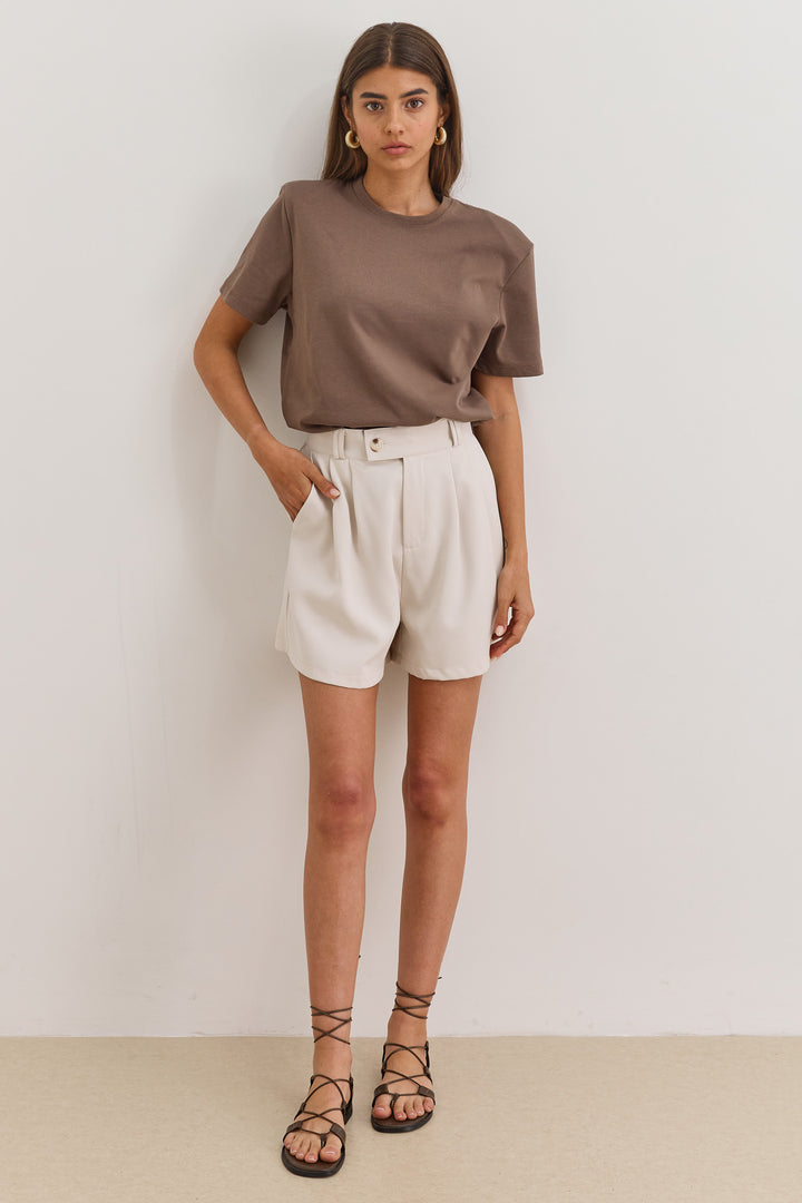 מכנסי ברמודה גבריאל סגירה צידית | בז