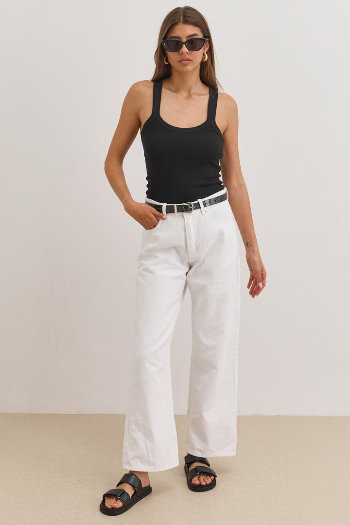 גופיית בייסיק אלכסה | שחור