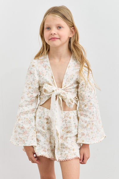 מכנסי טטרה בגימור מלמלה | צבעוני