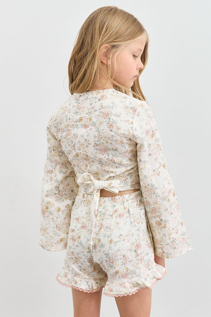 מכנסי טטרה בגימור מלמלה | צבעוני