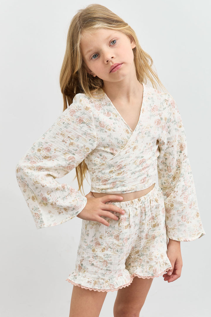 מכנסי טטרה בגימור מלמלה | צבעוני