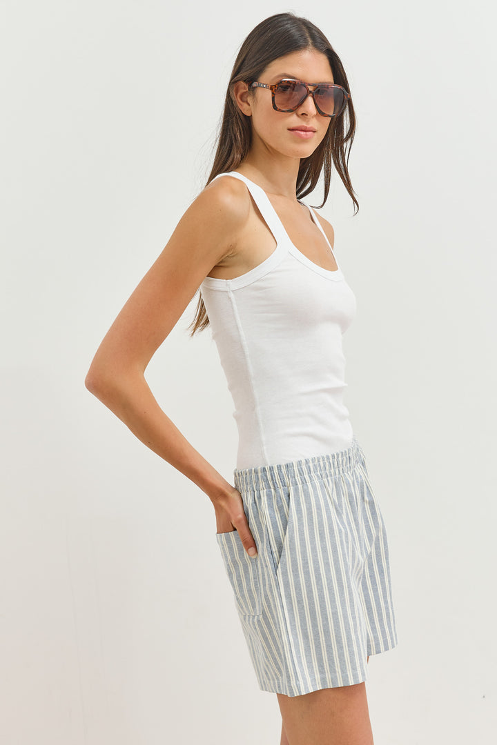 גופיית בייסיק אלכסה | לבן