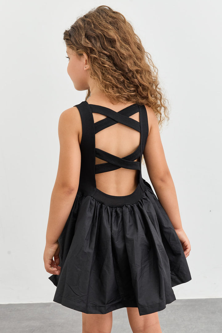 שמלת מתנפנפת שיילו | שחור