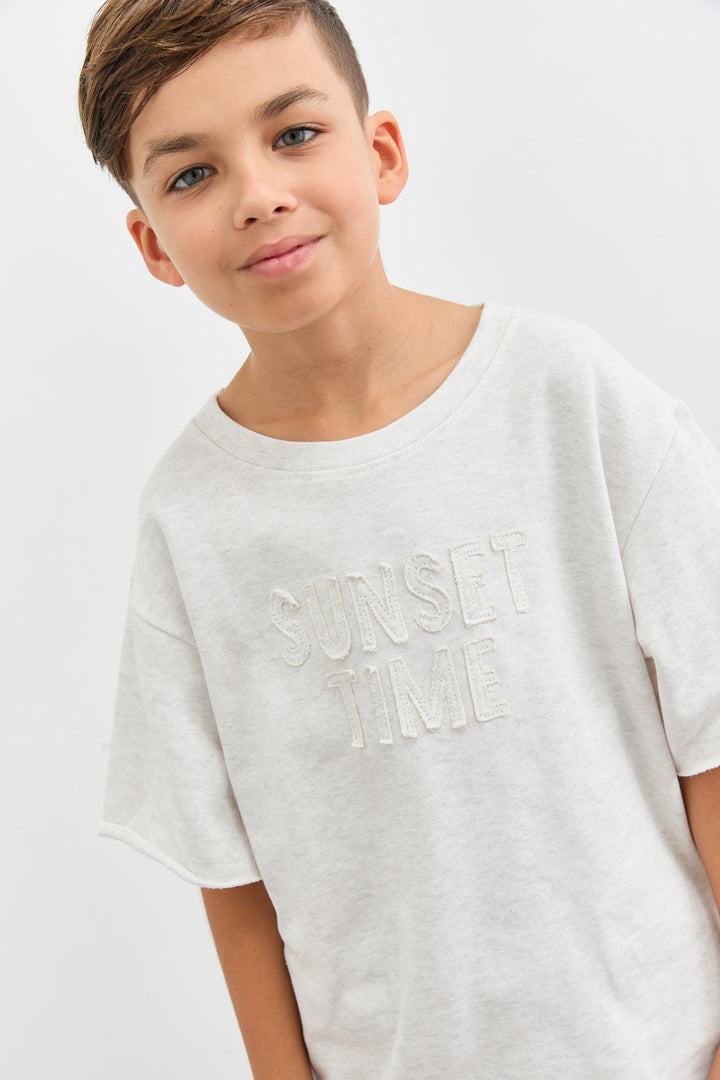 חליפת SUNSET TIME סיומת פרומה | אפור בהיר