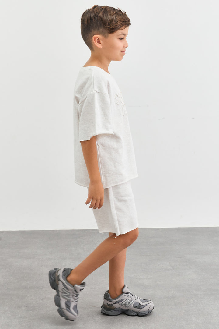 חליפת SUNSET TIME סיומת פרומה | אפור בהיר