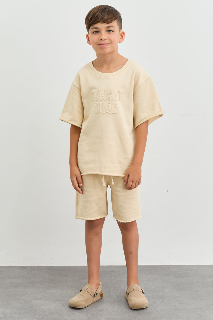 חליפת SUNSET TIME סיומת פרומה | מוקה